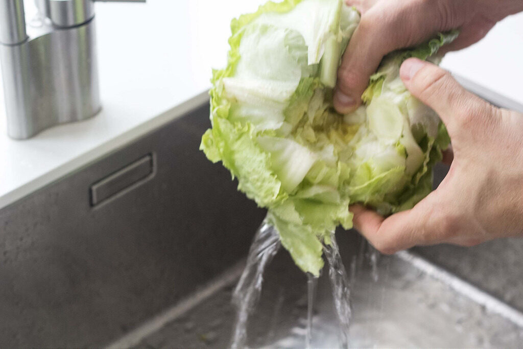 Guia de Como: Limpar e Cortar Alface Iceberg o Caminho Rápido