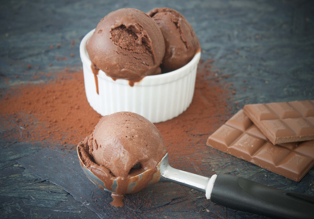 Easy Homemade Chocolate Brownie Ice Cream (Vegan + Gluten Free)