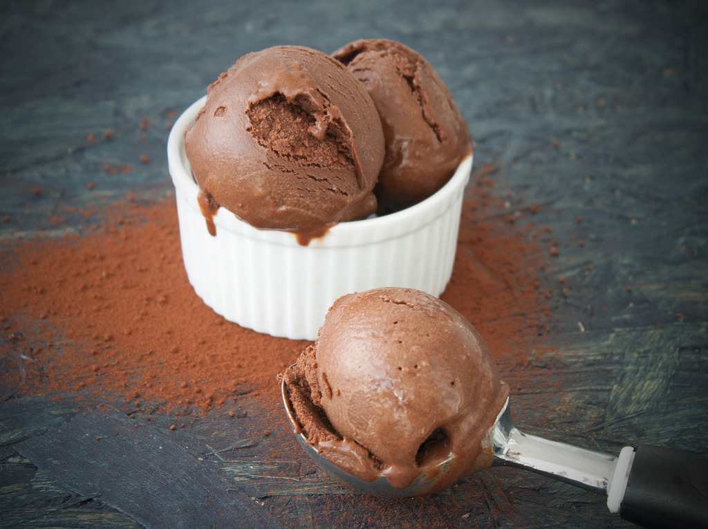 Recipe for Chocolate Ice Cream with Cocoa EASY recipe