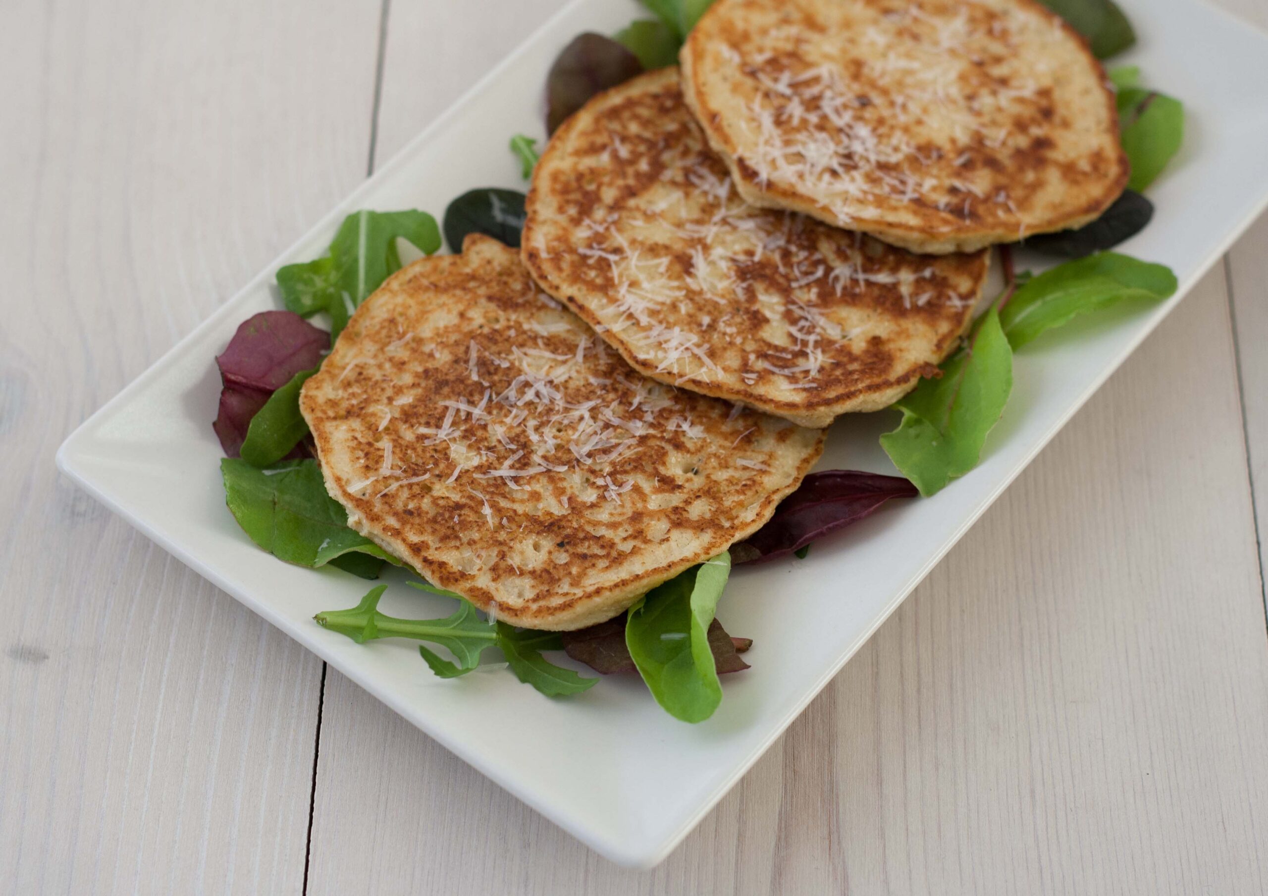 Recipe for Danish Cauliflower Pancakes with Parmesan