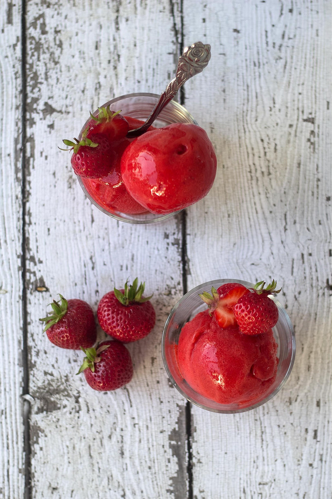 Recipe for Strawberry Sorbet