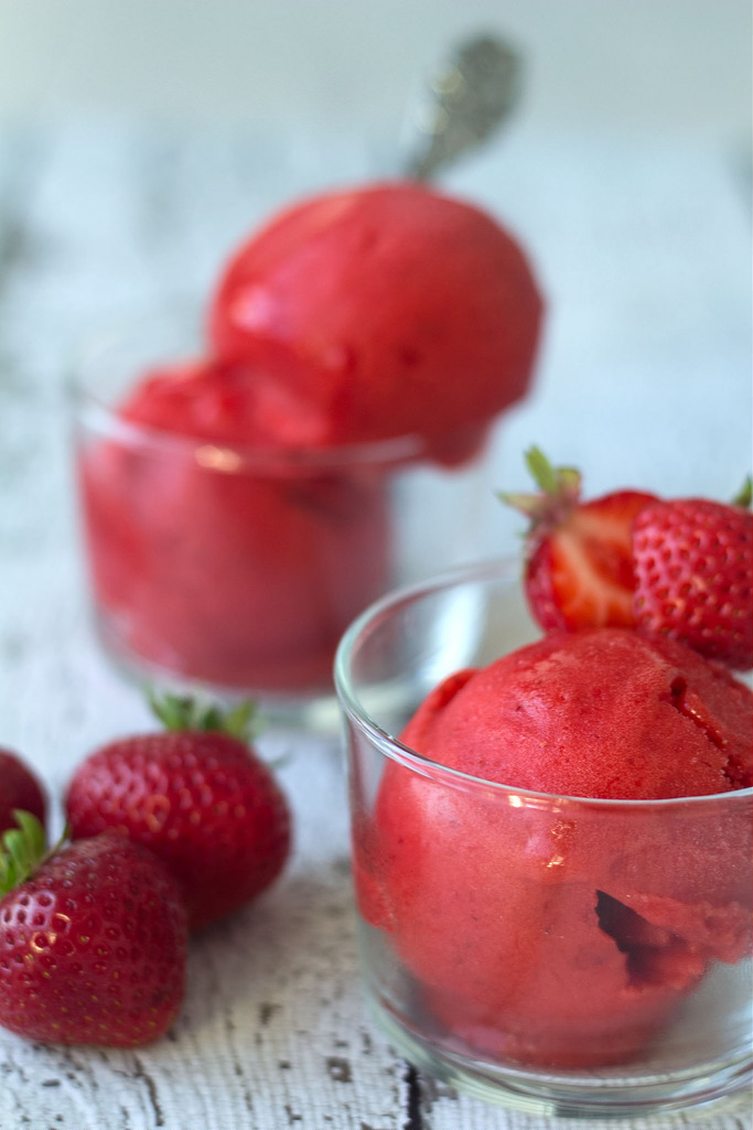 Recipe for Strawberry Sorbet