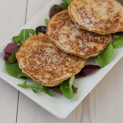 Recipe for Danish Cauliflower Pancakes with Parmesan