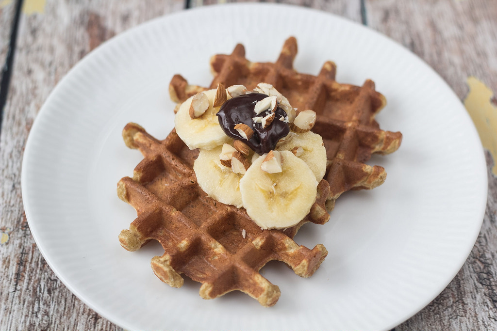 Recipe for Homemade Healthy Banana Waffles