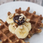 Recipe for Homemade Healthy Nordic Banana Waffles