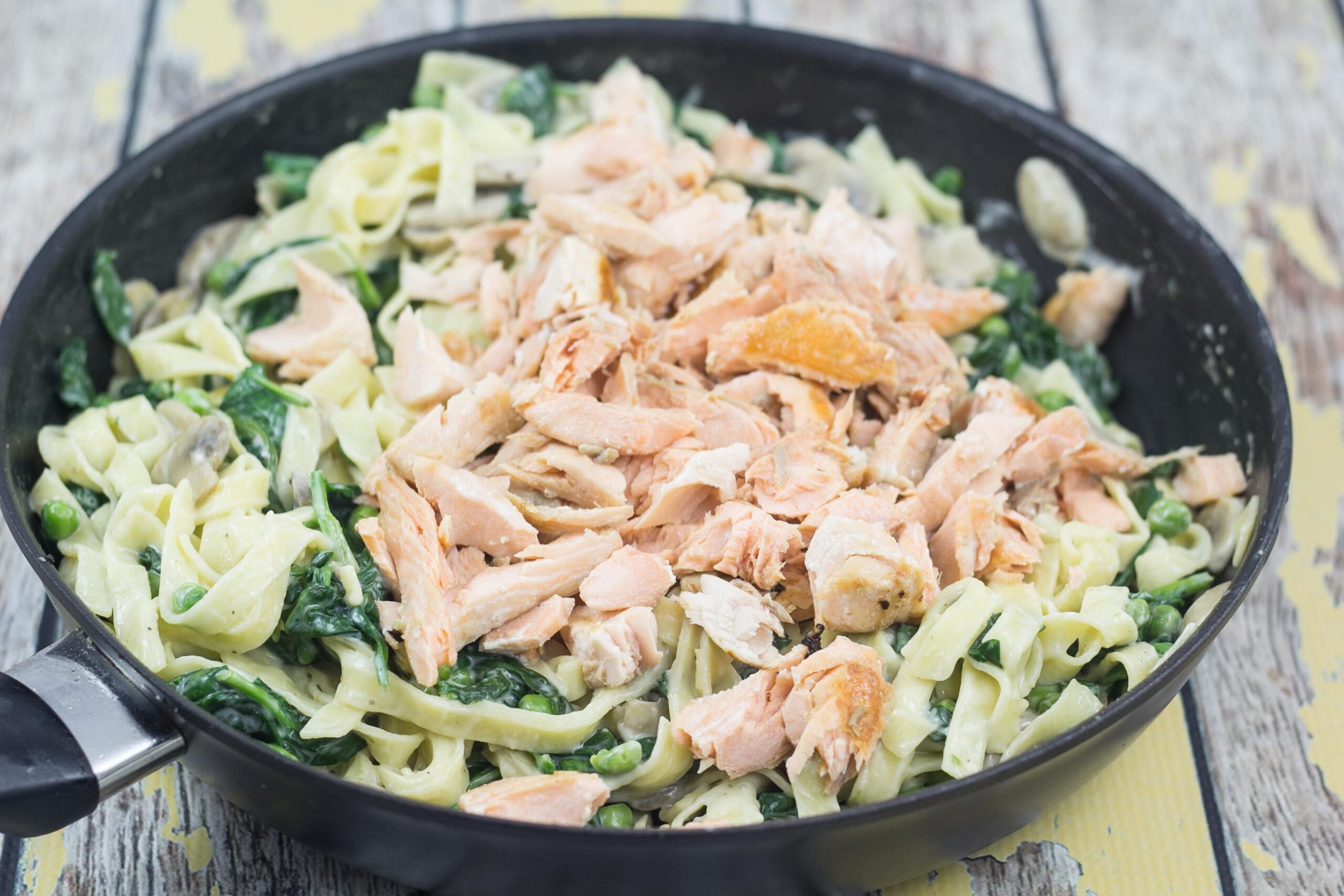 Recipe for Nordic Nordic Fresh Pasta with Salmon And Spinach - In 30  minutes!