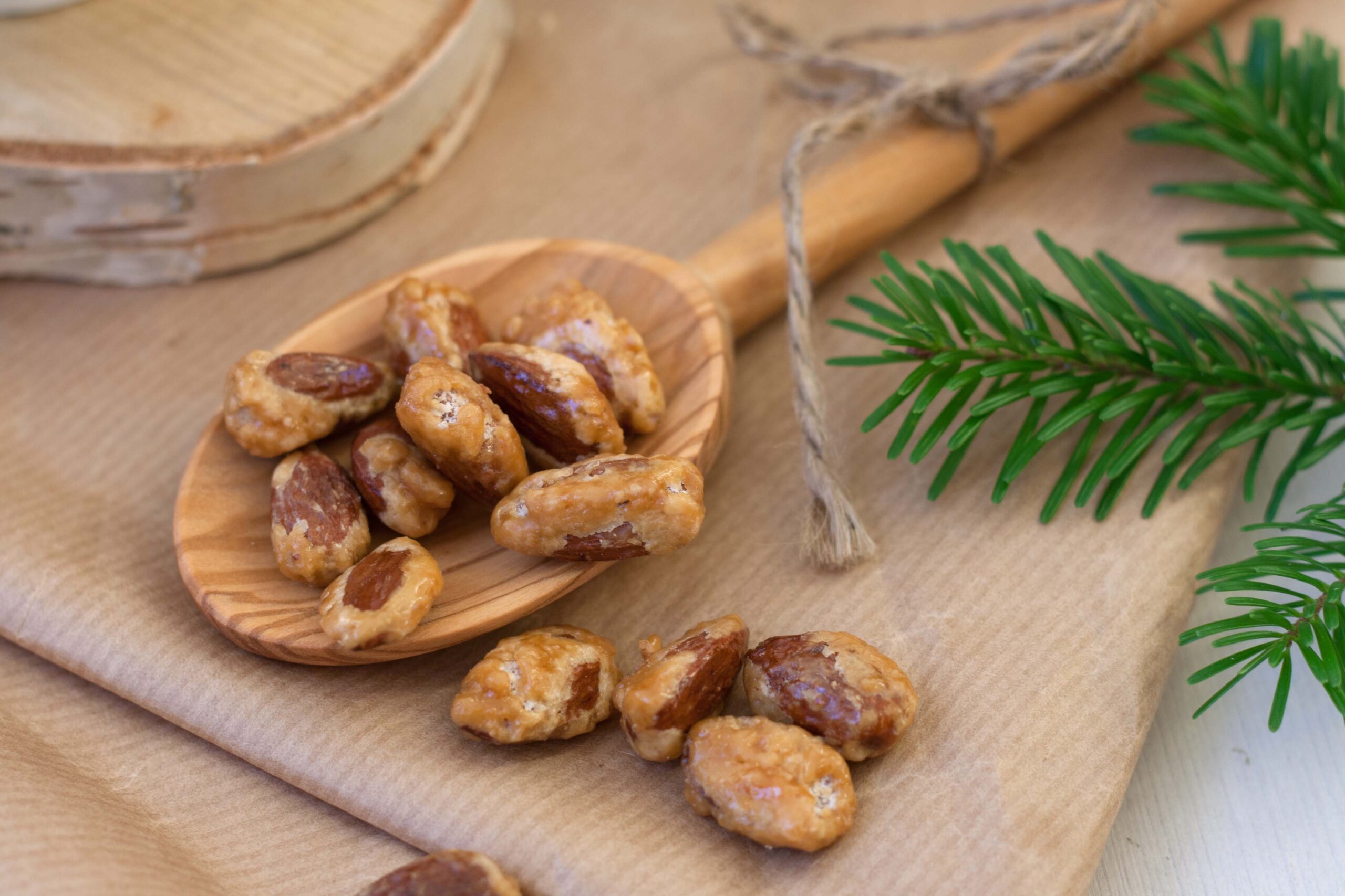 Recipe for homemade Sugar Roasted Almonds for Christmas