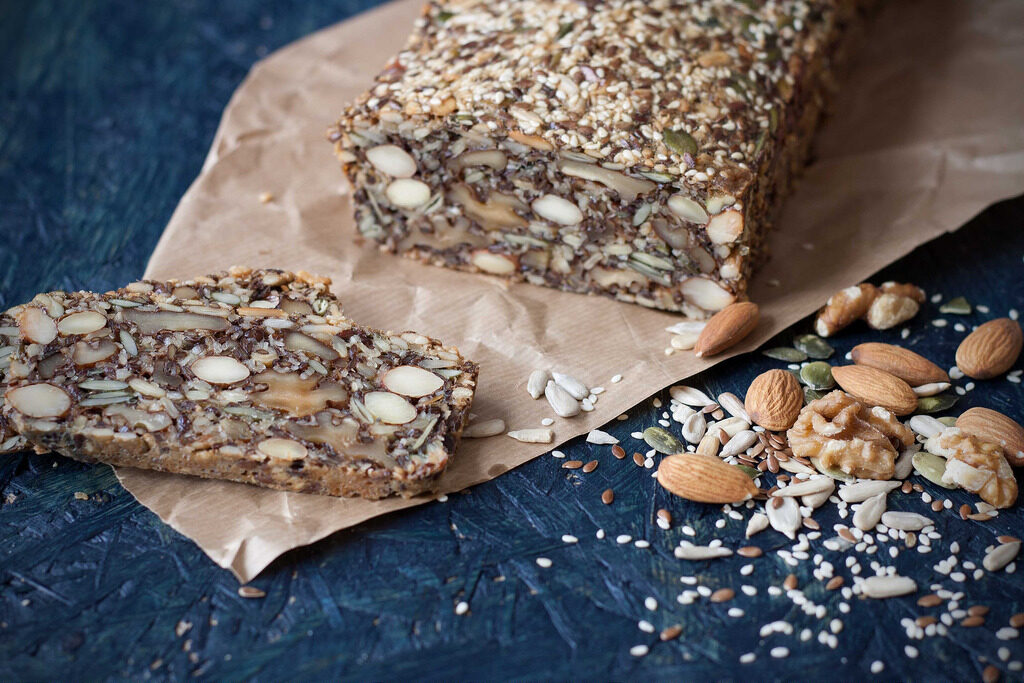 Recipe For Nordic Stone Age Bread Full Of Nuts Grains And Seeds
