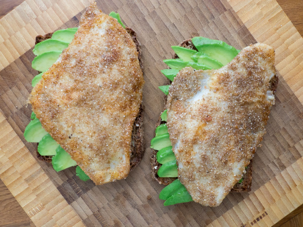 Recipe for Danish Pan-Fried Flounder with Rye Bread