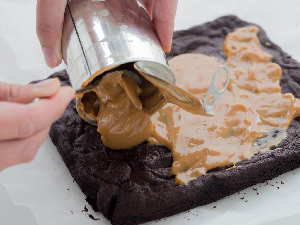 Recipe for Salted Dulce De Leche Brownie