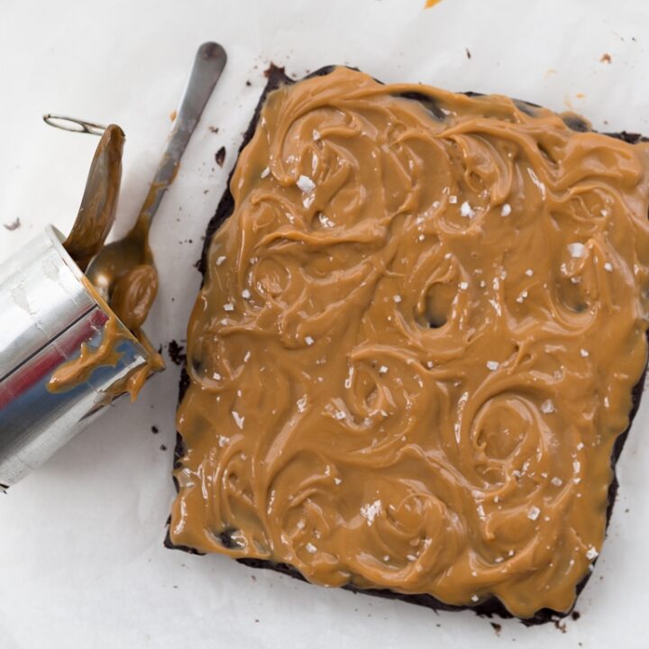 Recipe for Salted Dulce De Leche Brownie