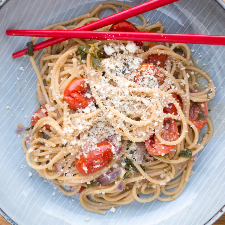 Recipe for One-pot Tomato Basil Pasta