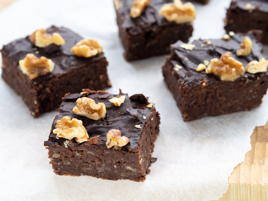 Recipe for Healthy Brownie without sugar and flour Nordic Food & Living