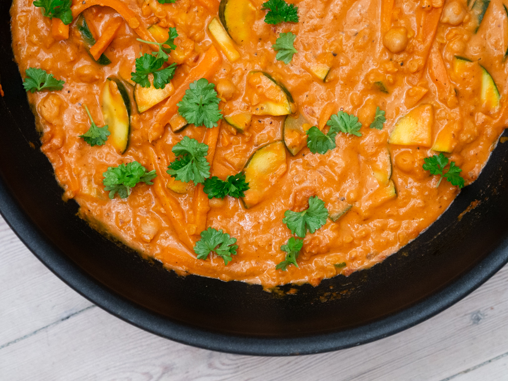 Recipe for Nordic One-pot Chickpea Coconut Zucchini Curry